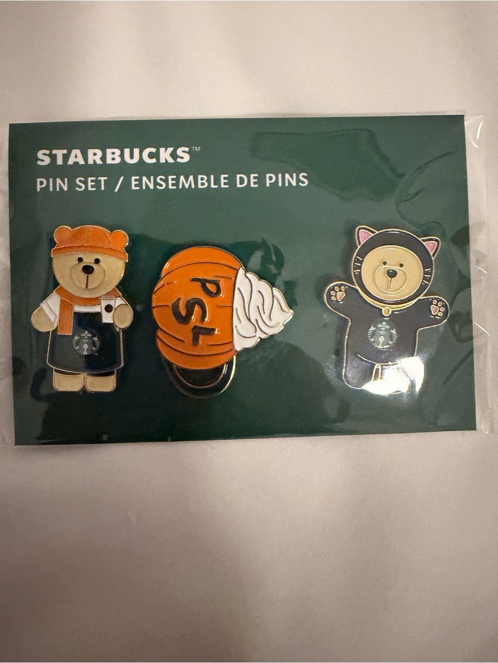 Starbucks Enamel pin set exclusive from Portugal NWT - Picture 2 of 6